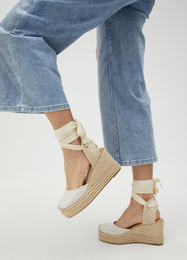 Lola Casademunt Cuña En Efecto Fibra Natural