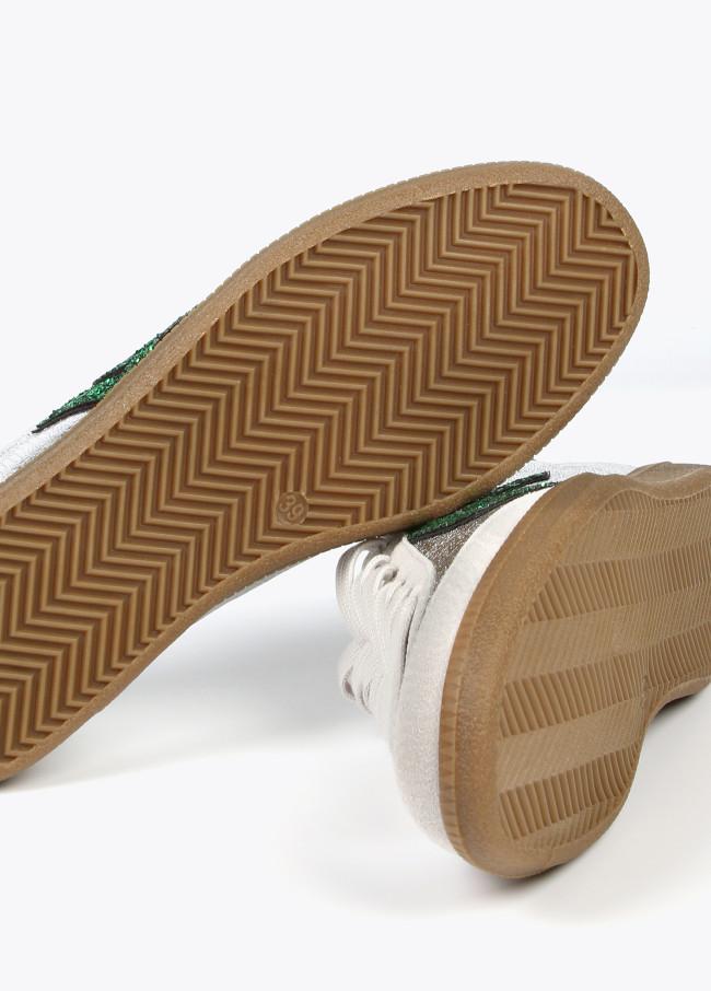 Lola Casademunt Deportiva Metalizada Y LC Glitter