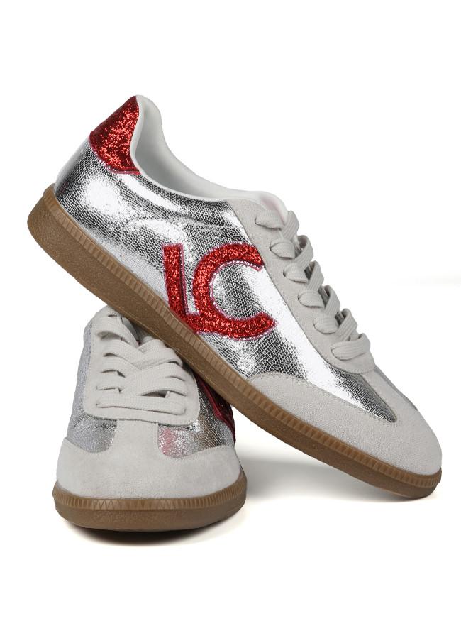Lola Casademunt Deportiva Metalizada Y LC Glitter
