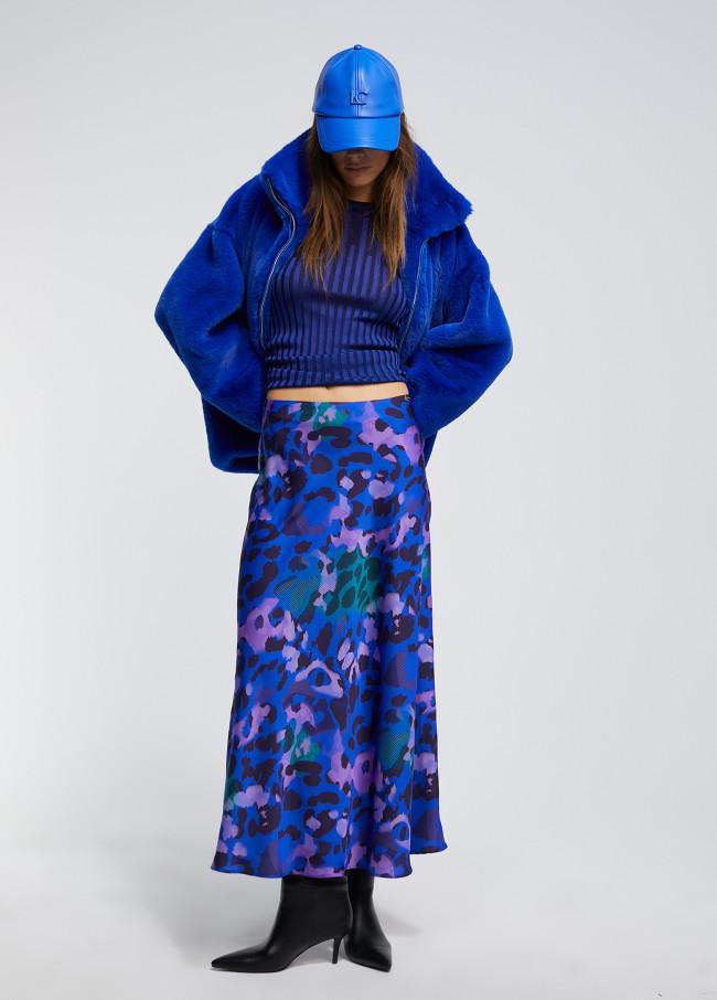 lola casademunt Falda animal print