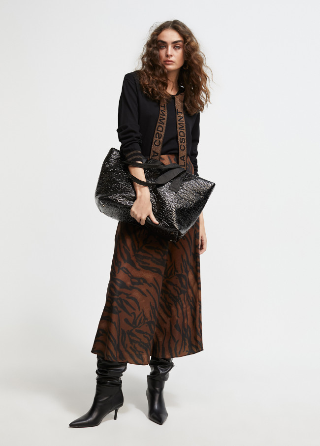 Lola Casademunt Falda Estampado Animal