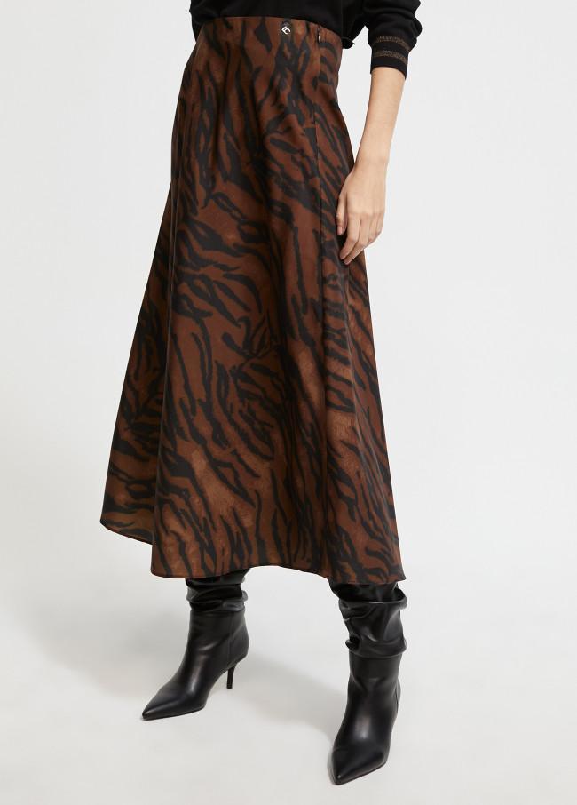 Lola Casademunt Falda Estampado Animal