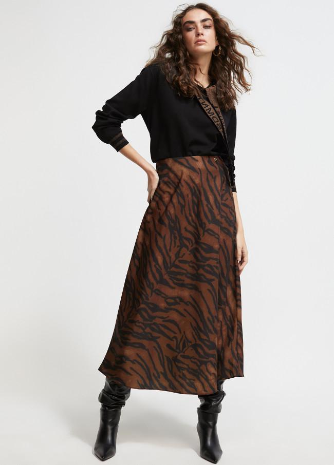Lola Casademunt Falda Estampado Animal