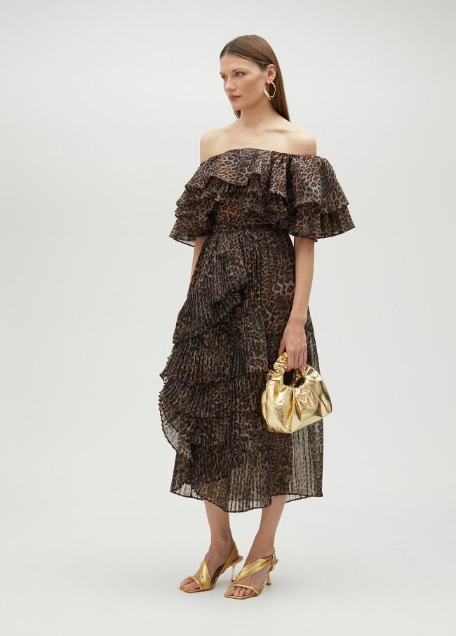 Lola Casademunt Falda Volantes Plisada