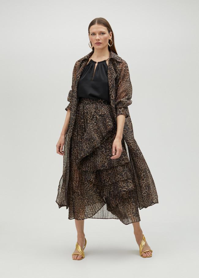 Lola Casademunt Falda Volantes Plisada