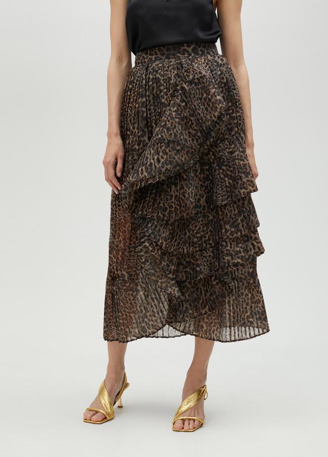 Lola Casademunt Falda Volantes Plisada