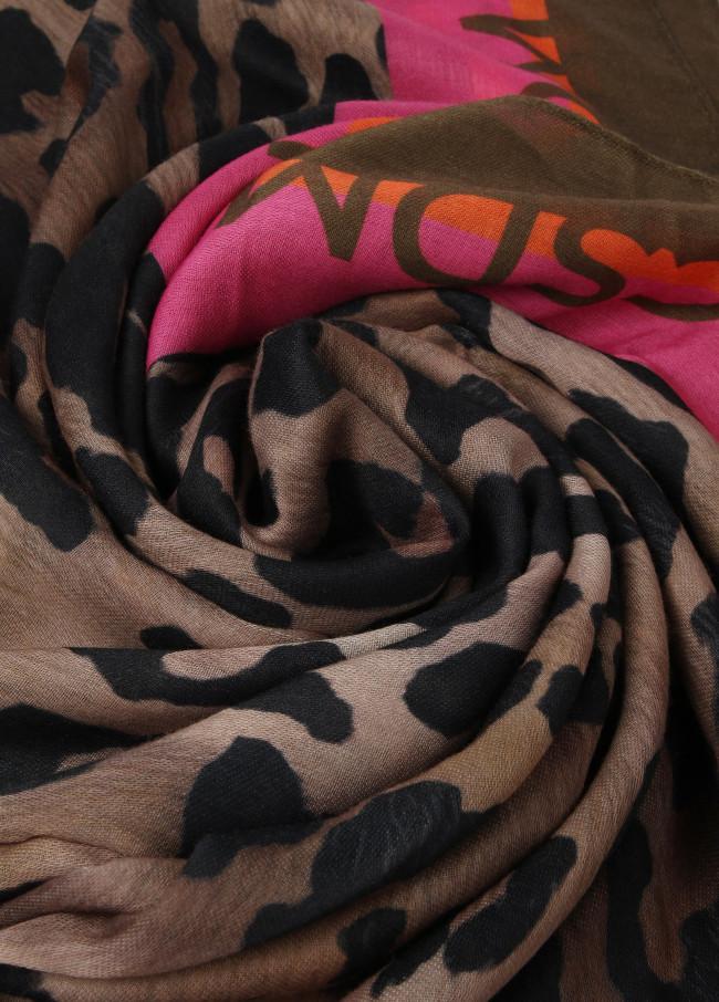 Lola Casademunt Fular Estampado Animal Print