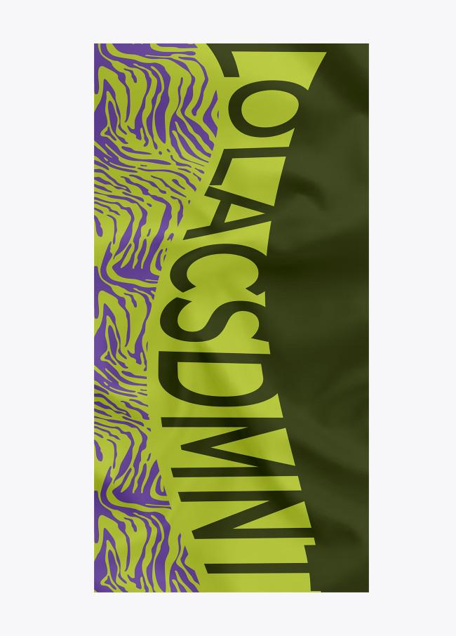 Lola Casademunt Fular Maxi Logo Y Animal