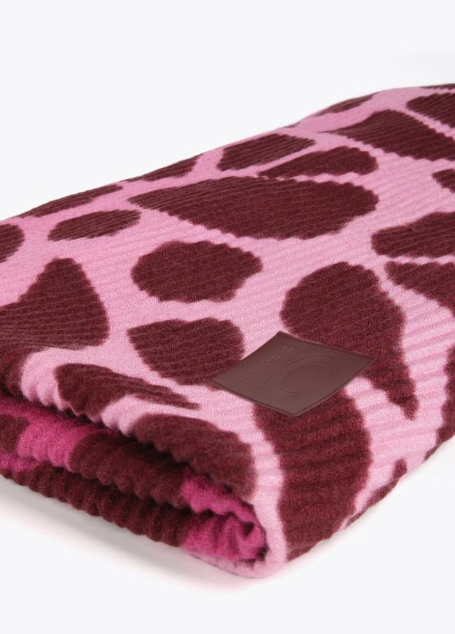 Lola Casademunt Fular Plisado Animal Print