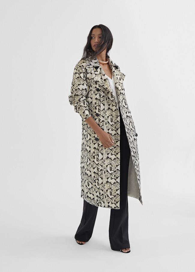 lola casademunt Gabardina efecto serpiente