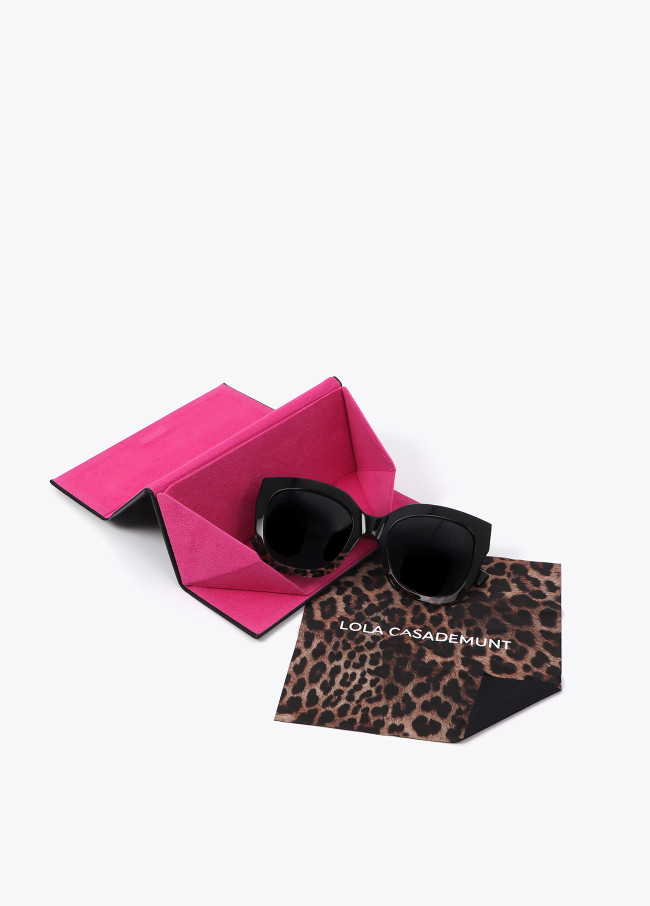 Lola Casademunt Gafa Cuadrada En Color Carey