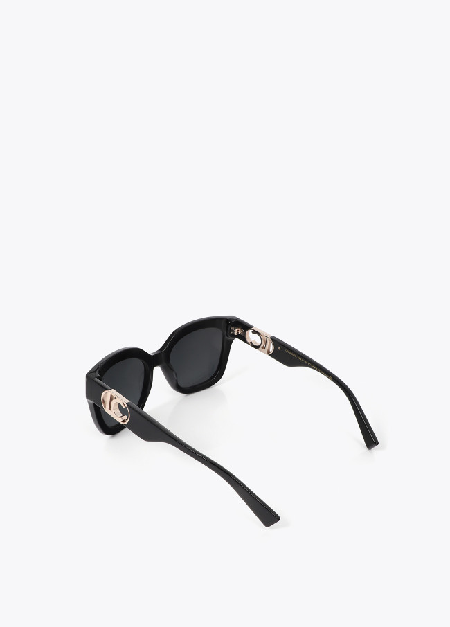 Lola Casademunt Gafa Cuadrada En Color Carey