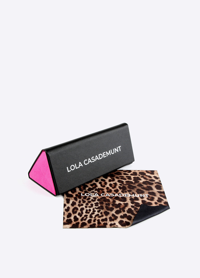 Lola Casademunt Gafa Cuadrada En Color Carey