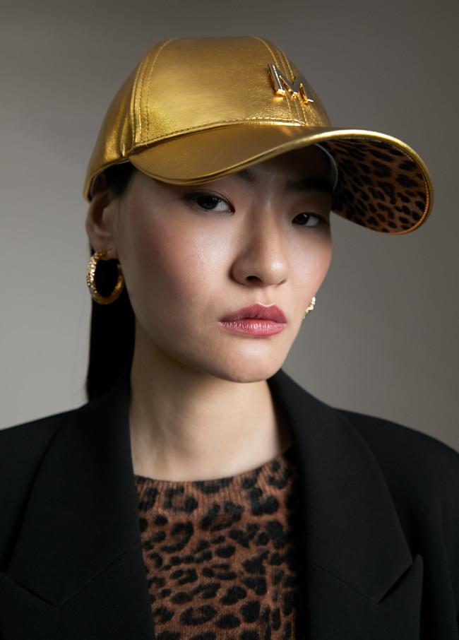 Lola Casademunt Gorra Metalizada