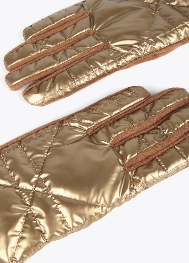 Lola Casademunt Guantes Acolchados Con Cadena