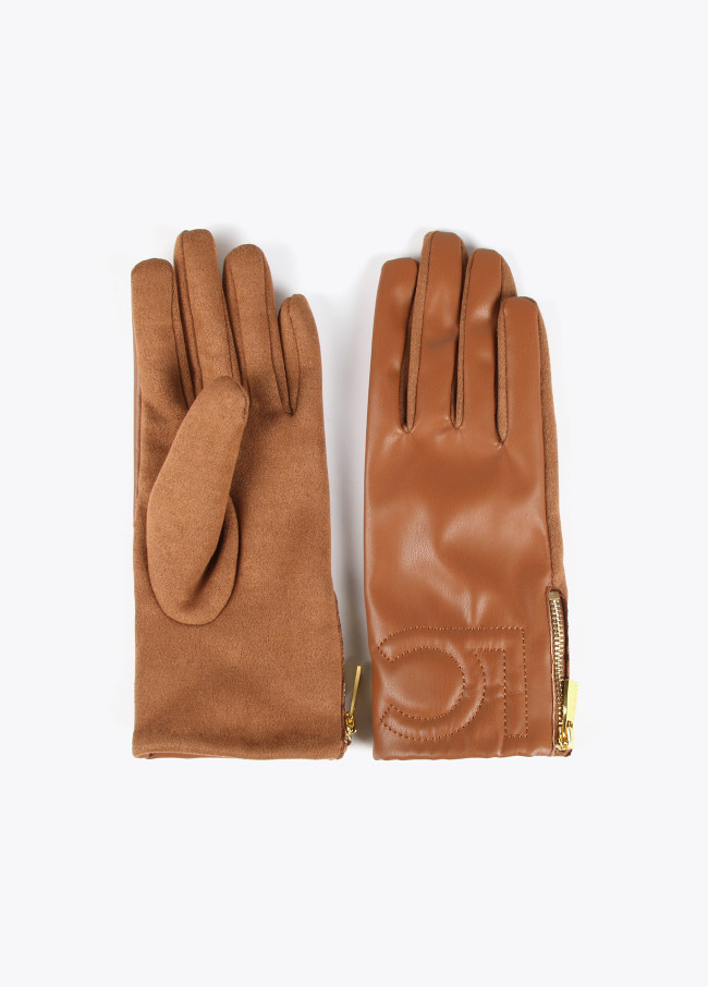 Lola Casademunt Guantes Efecto Piel