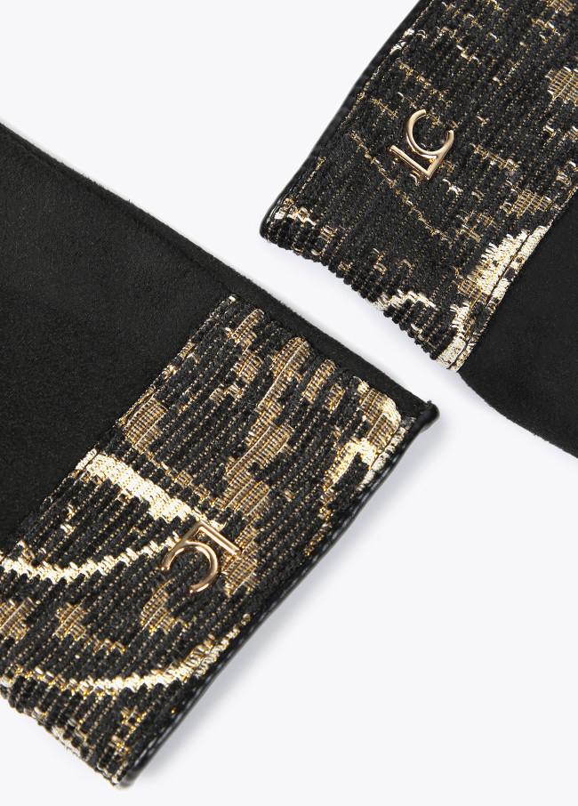 Lola Casademunt Guantes Tejido Jacquard