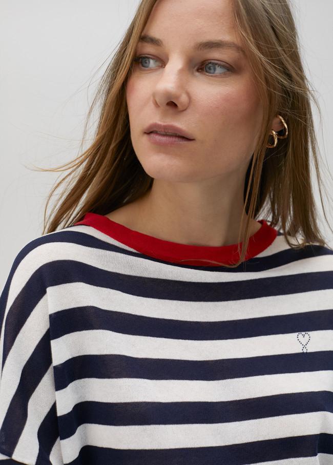 Lola Casademunt Jersey Fino De Rayas Bicolor