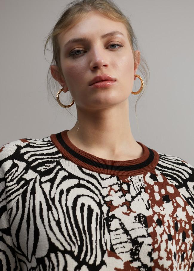 Lola Casademunt Jersey Punto Estampado