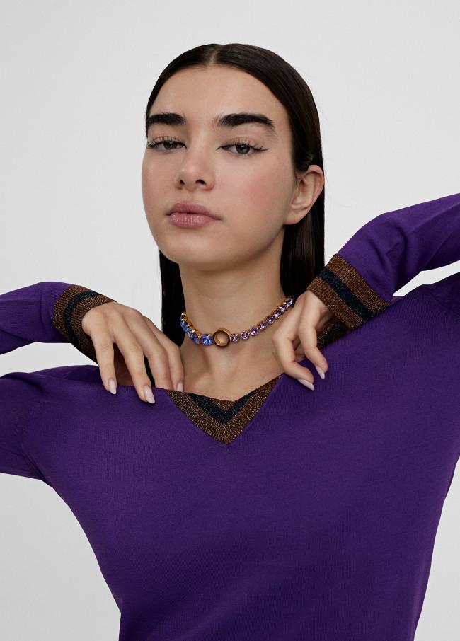 Lola Casademunt Jersey Punto Lurex