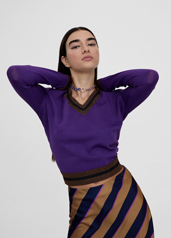 Lola Casademunt Jersey Punto Lurex