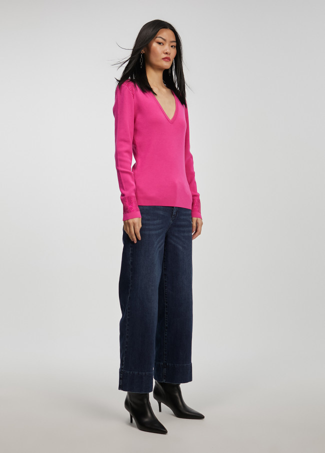 Lola Casademunt Jersey Punto Strass