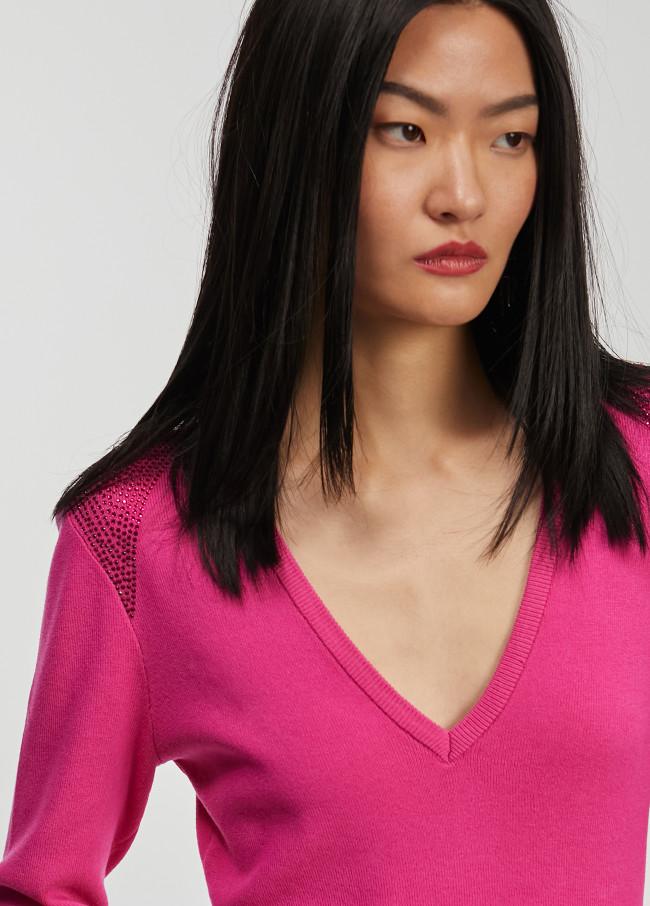 lola casademunt Jersey punto strass