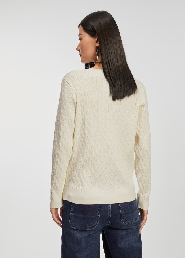 Lola Casademunt Jersey Punto Trenzado