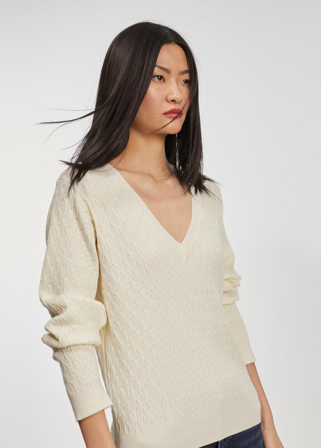 Lola Casademunt Jersey Punto Trenzado