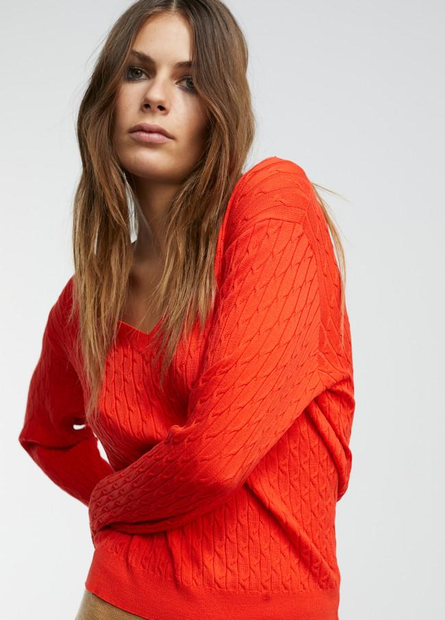 Lola Casademunt Jersey Punto Trenzado