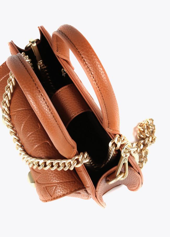 Lola Casademunt Mini Bandolera Con Logo Grabado