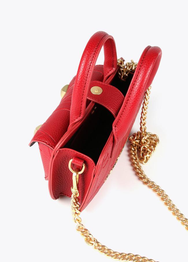 Lola Casademunt Mini Bandolera Con Logo Grabado