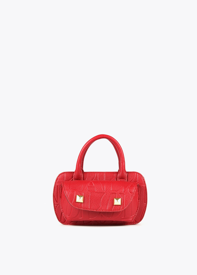 lola casademunt Mini bandolera con logo grabado