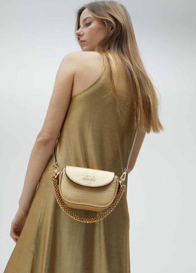 Lola Casademunt Mini Bandolera Metalizada