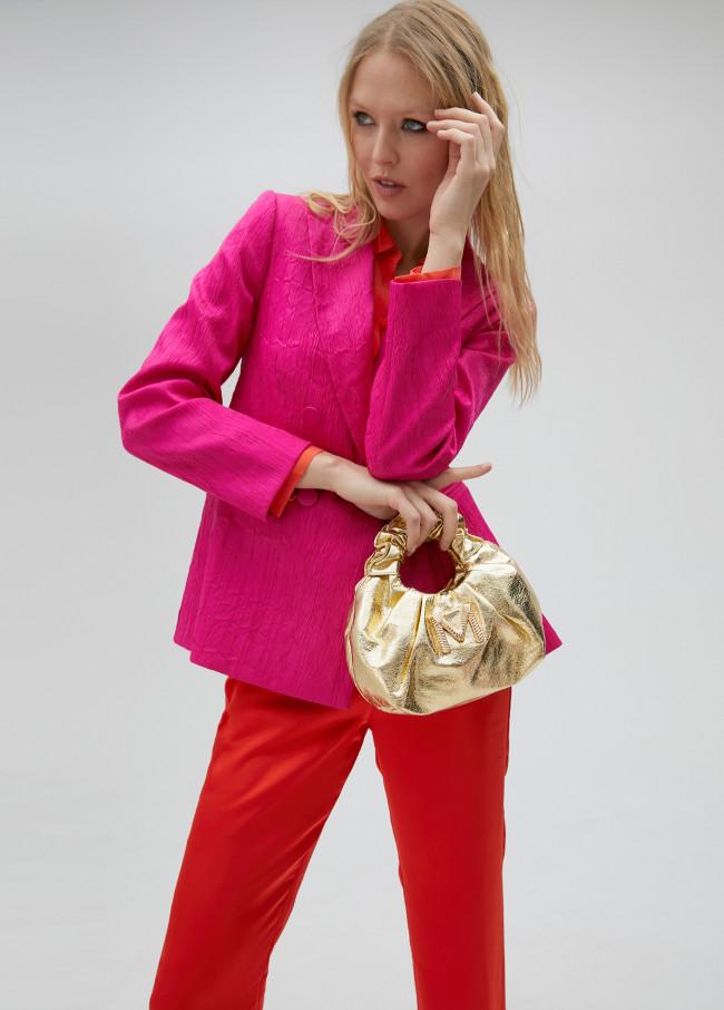 Lola Casademunt Mini Bolso Metalizado