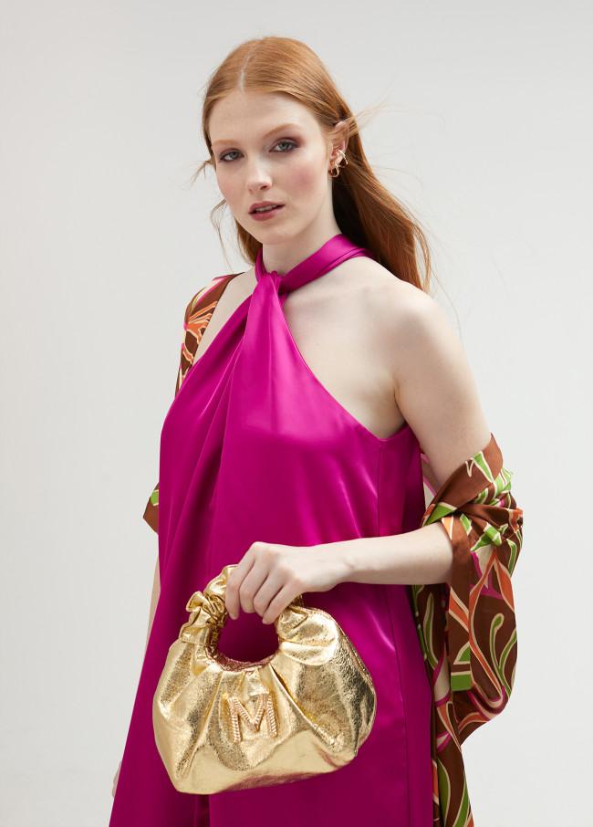 Lola Casademunt Mini Bolso Metalizado