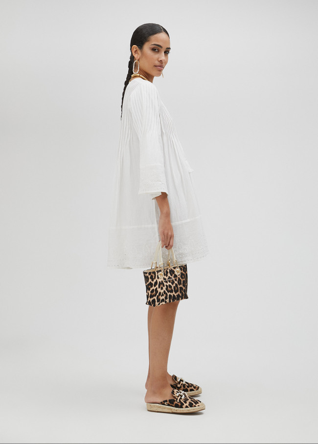 Lola Casademunt Mini Bolso Shopper Animal Print