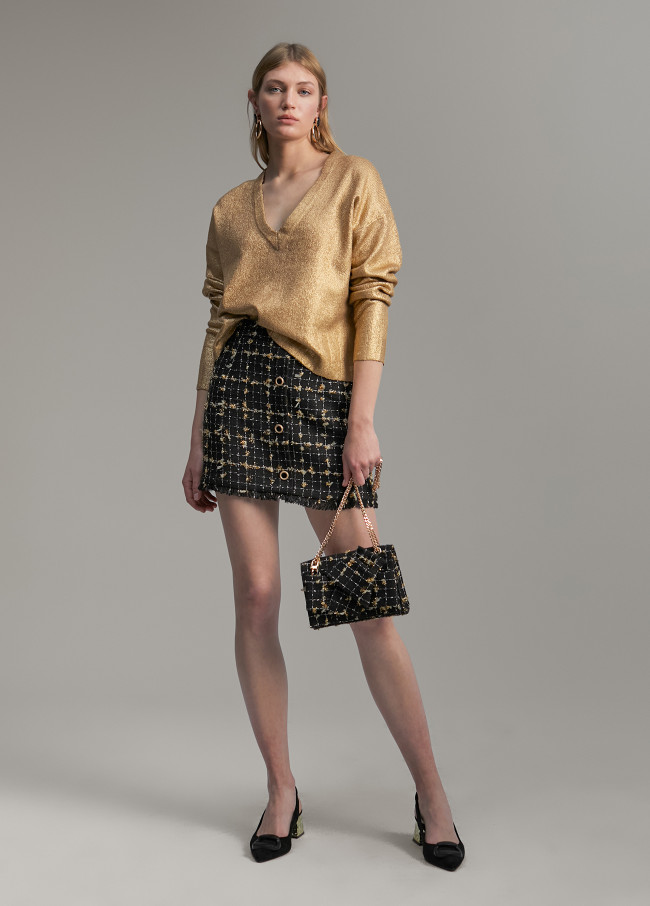 Lola Casademunt Minifalda Cuadros