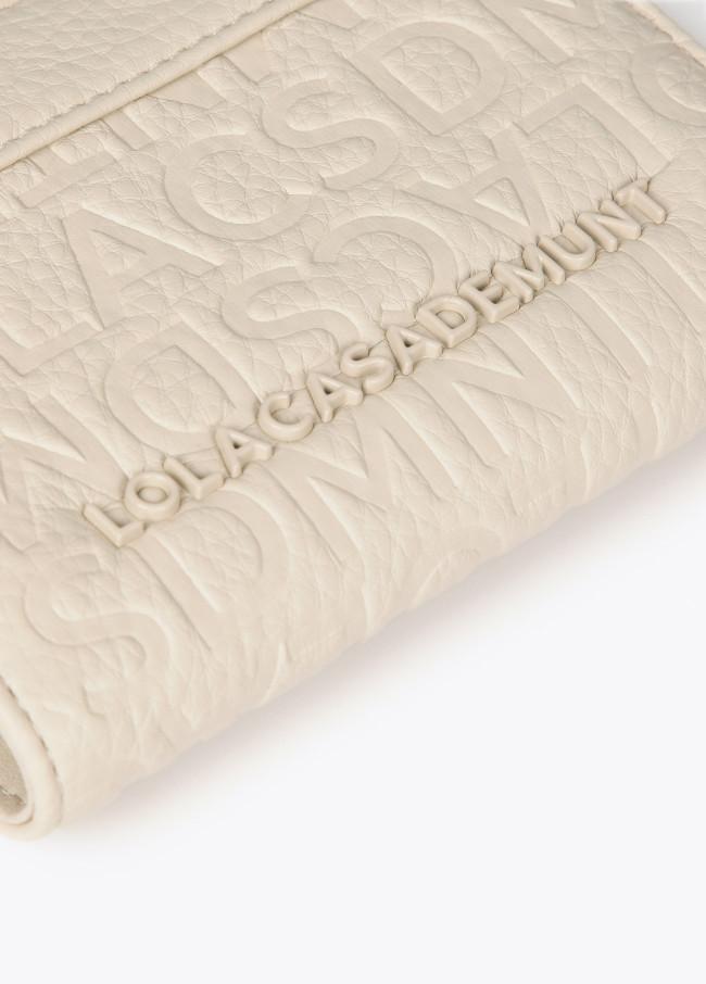 Lola Casademunt Monedero Efecto Piel Monograma