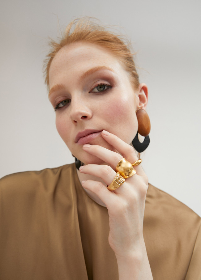 Lola Casademunt Pack Anillos Dorados