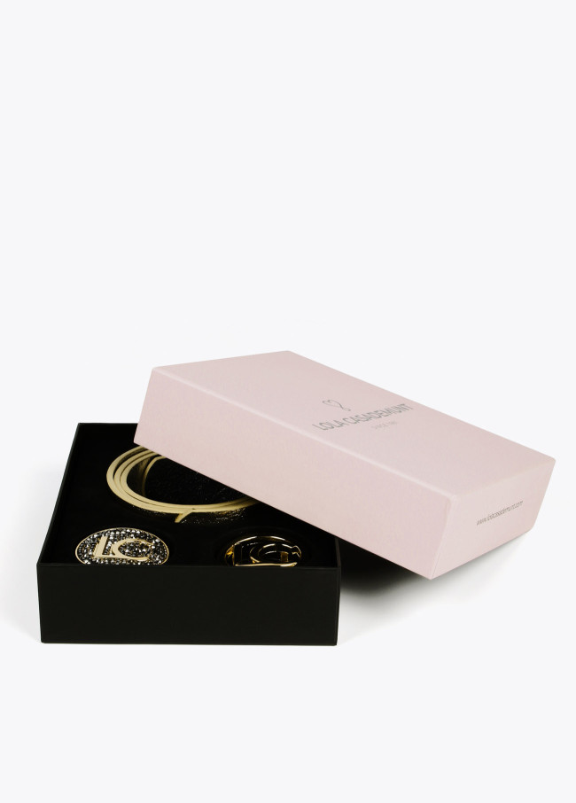 Lola Casademunt Pack Cinturón 2 Hebillas