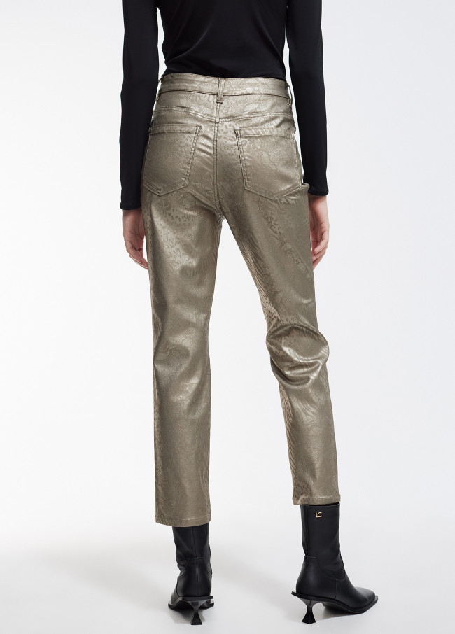 Lola Casademunt Pantalón Animal Print