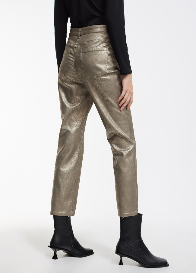 Lola Casademunt Pantalón Animal Print