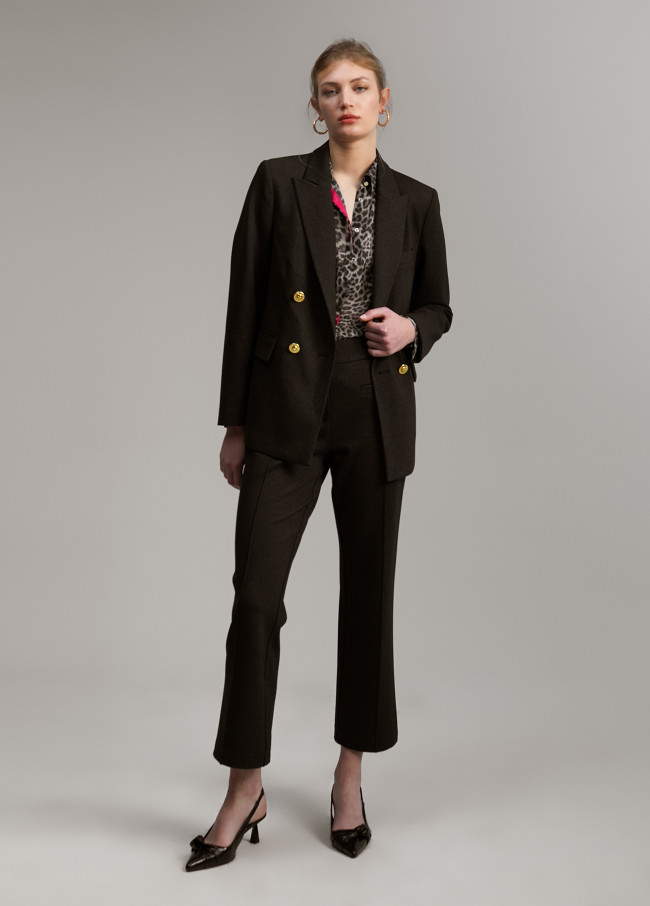 Lola Casademunt Pantalón Detalle Botón