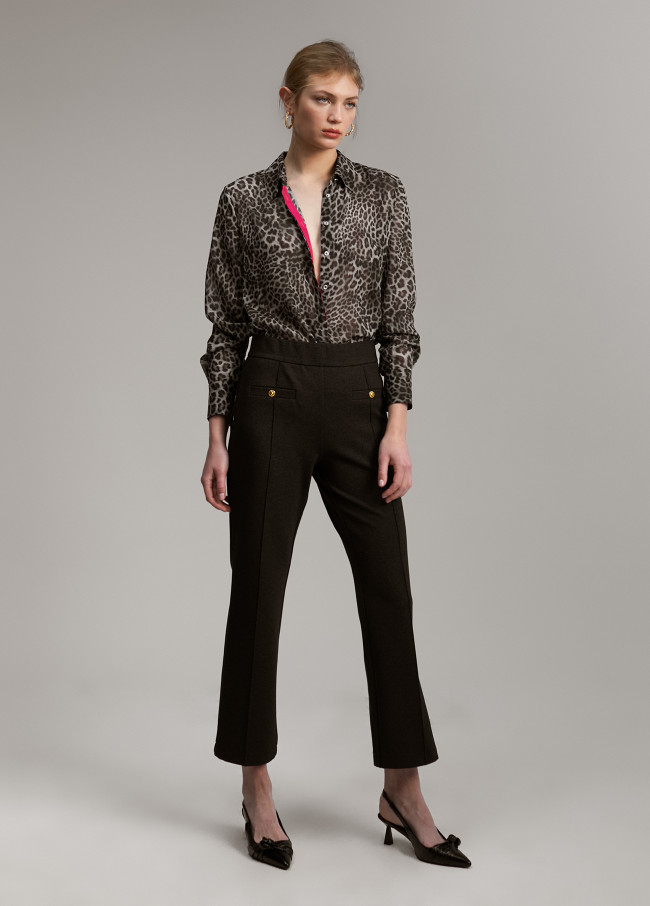 Lola Casademunt Pantalón Detalle Botón