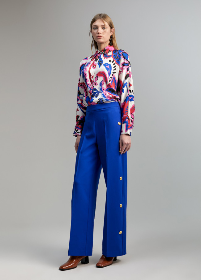 Lola Casademunt Pantalón Detalle Snaps