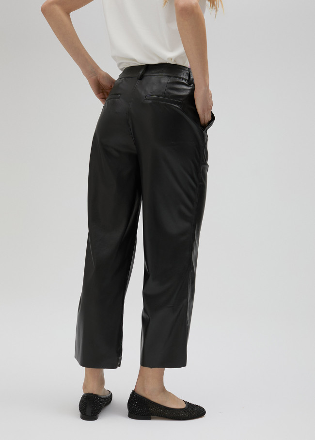 Lola Casademunt Pantalón Efecto Piel