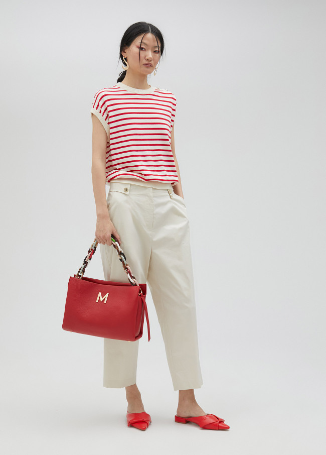 Lola Casademunt Pantalón En Tejido Sastre