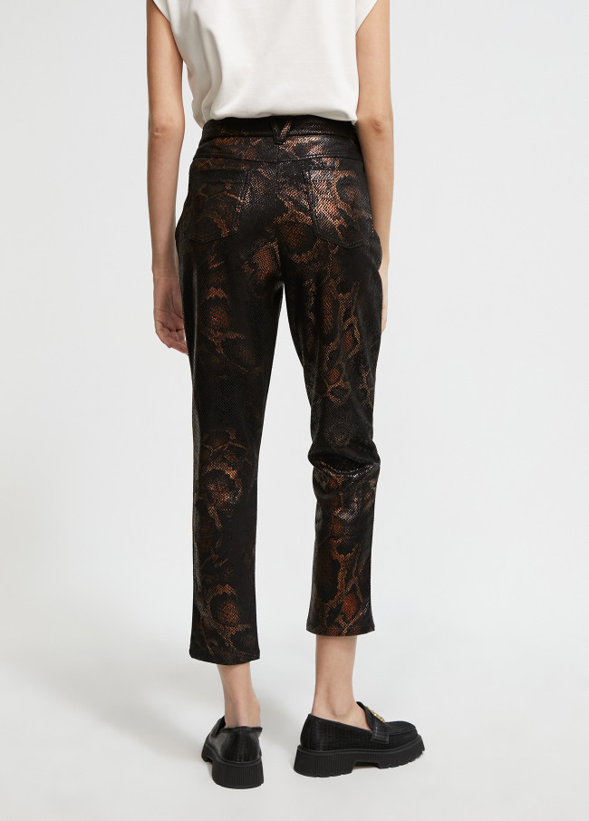 Lola Casademunt Pantalón Estampado Animal