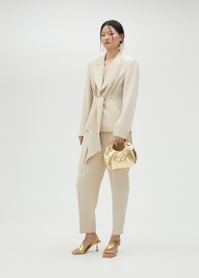 Lola Casademunt Pantalón Fluido Nude